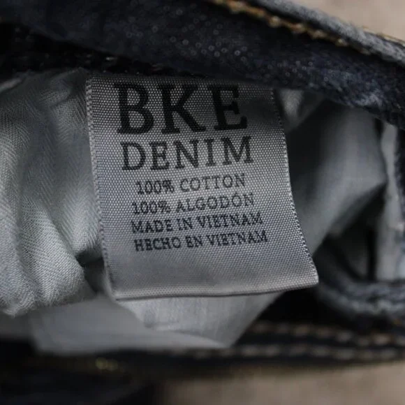 BKE Jake Jeans Mens 30R Blue Straight Leg Cotton Stretch Denim w/ 32"inseam - Picture 13 of 15